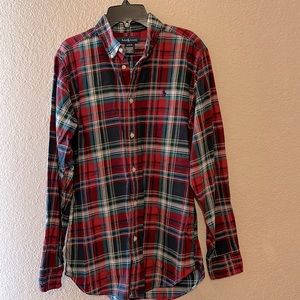 Used once! Ralph Lauren XL(18-20) youth men long sleeve 100% cotton